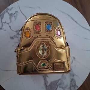 2025 Disney Parks Marvel Thanos Infinity Stones Loungefly Mini Backpack NWT